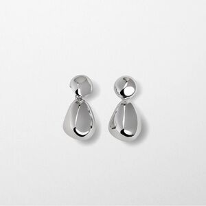 Phoebe Philo DOUBLE BALL EARRINGS sterling silver NEW WITH BOX AND BAG